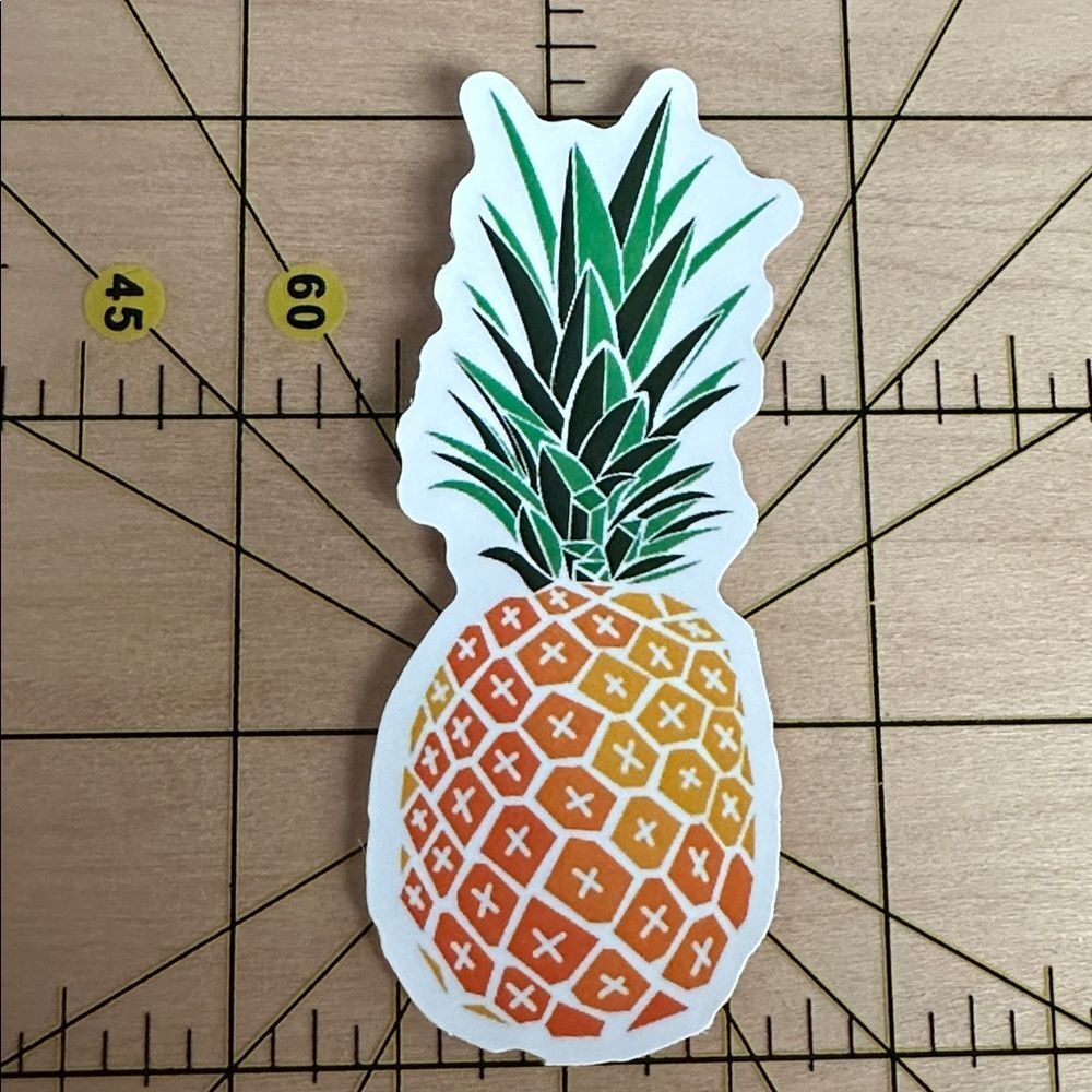 💜13/$13 +Bundle Sticker Sale| Pineapple Fruit Waterproof Sticker